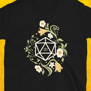 D20 Dice of the Druid Dungeons and Dragons Shirt - DnD Tee - D&D T-Shirt - Nerdy Tabletop RPG Gaming Gift Idea - Gift for DM