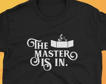 The Master is In DM Shirt - Dungeons and Dragons Inspired T-Shirt - DnD Tee - D&D Shirt - Nerdy Tabletop RPG Gaming Gift Idea
