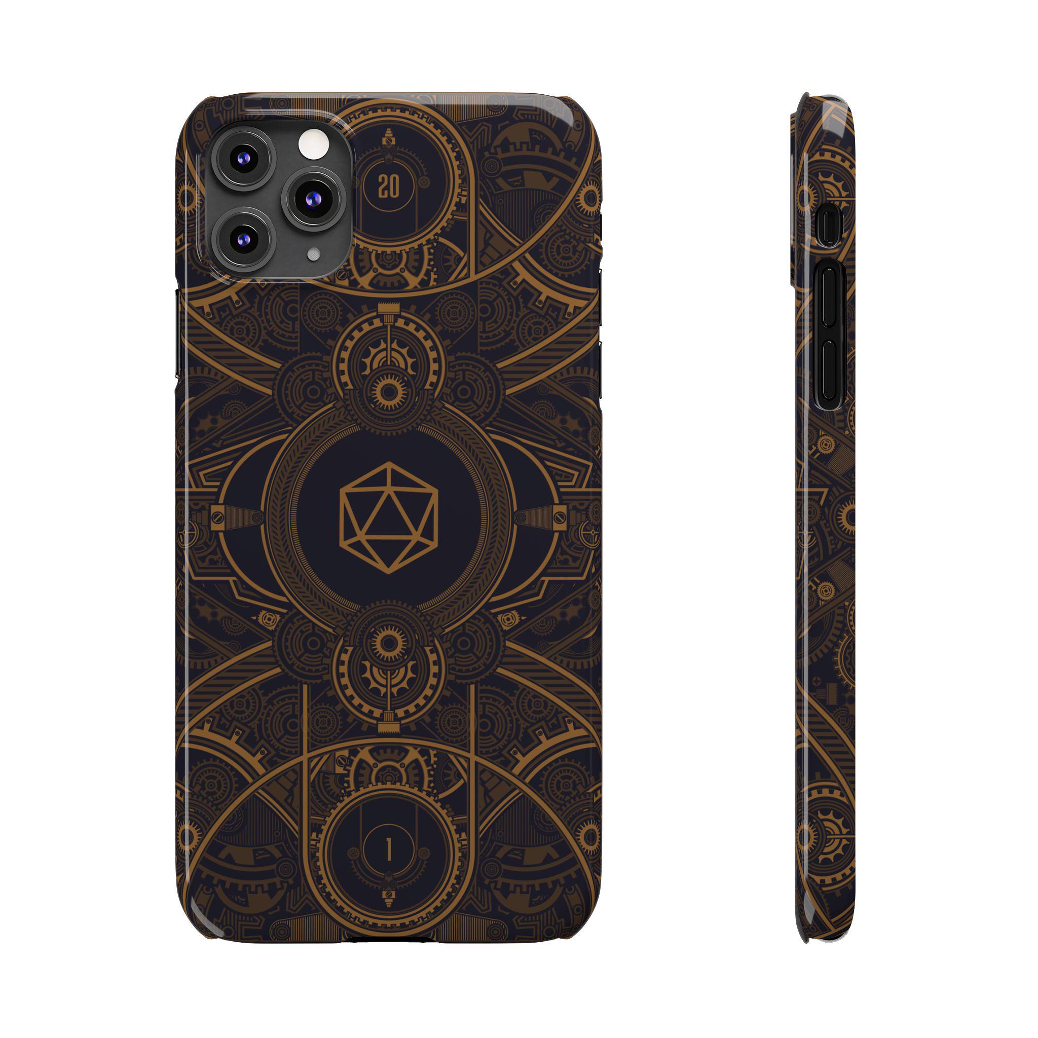レトロD20ダイス ダンジョンズ＆ドラゴンズ iPhoneケース、DnD 携帯