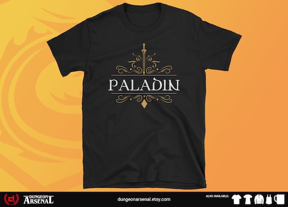 Rpg T-Shirt Paladin D20 Gamer Funny Roleplaying Gift Rpg T-Shirt Paladin D20 Gamer Funny Roleplaying Gift
