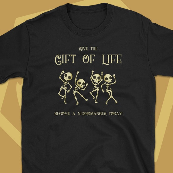 Necromancy Shirt Gift : Funny Necromancer Tee Necromancy Shirt Gift : Funny Necromancer Tee