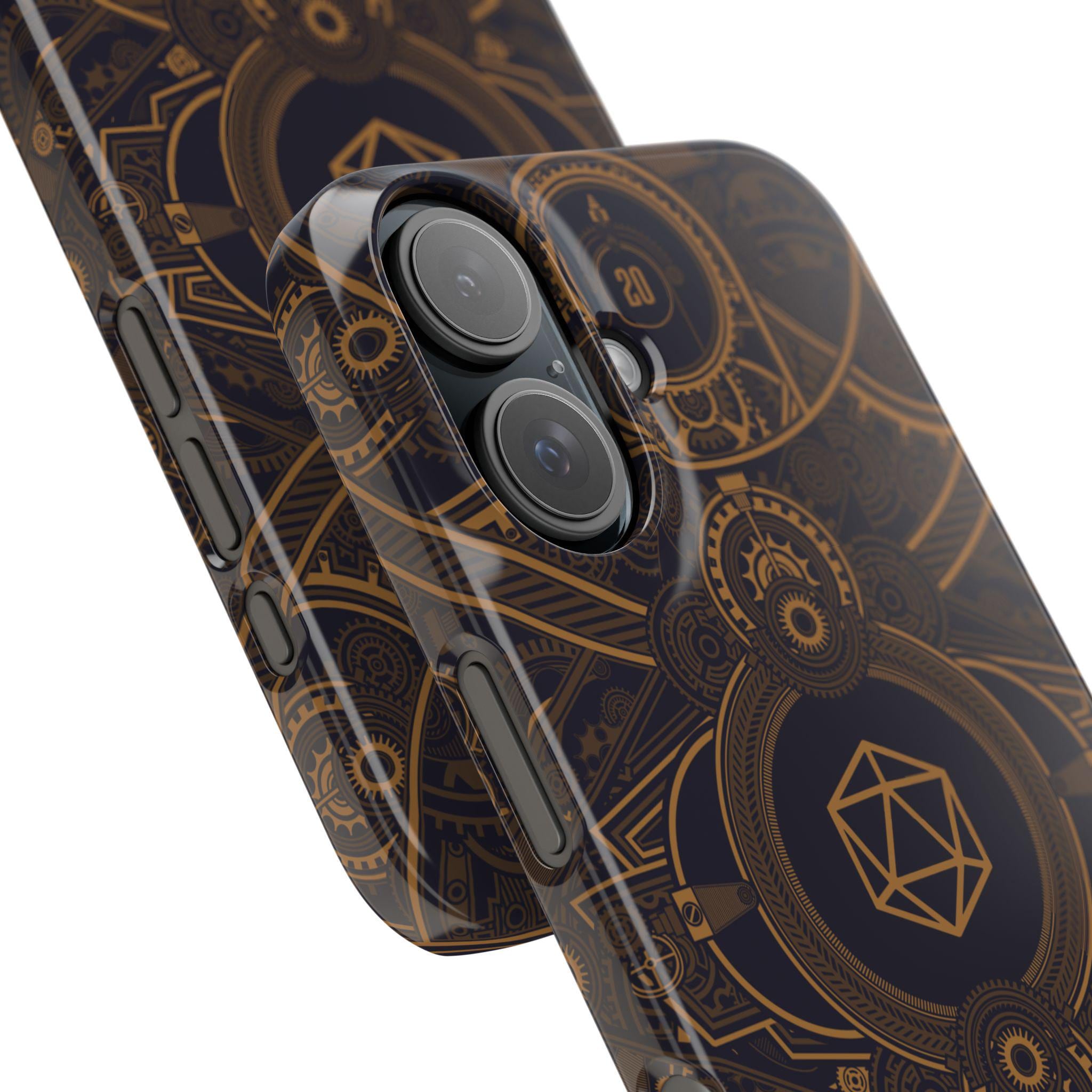 iPhone13 D&D様 レトロD20ダイス ダンジョンズ＆ドラゴンズ iPhoneケース、DnD 携帯