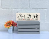 This Is Us Sign, Our Life Our Story Our Home Sign, Small Sign, Wall Decor