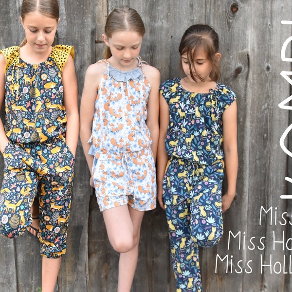 Miss Holli Combo • eBook & Sewing Patterns for Kids • 80-152 • Miss Holliday • Miss Holliwood