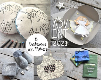 Advent calendar 2021 • DIY • gift ideas • 5 projects