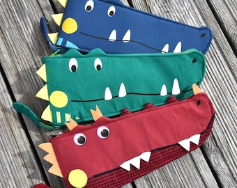 Crocodile and dragon pencil case Mini-D(r)agobert • eBook&cut