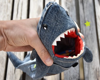 Shark pencil case MiniBruce • eBook & sewing pattern • pencil case • pencil case • pencil case • pencil case • pencil case