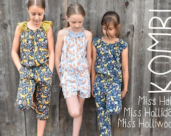 Miss Holli Combo • eBook & Sewing Patterns for Kids • 80-152 • Miss Holliday • Miss Holliwood