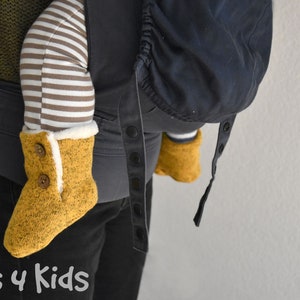 Bottes bébé BaBoos eBook et patron pointure 14-22 chaussures bébé chaussures poupée image 3