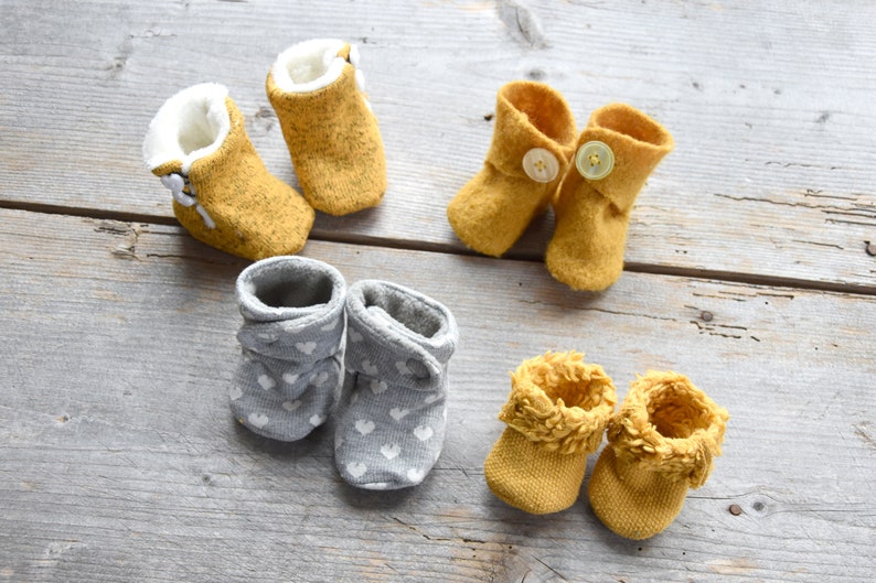 BaBoos baby boots eBook&pattern shoe size 14-22 baby shoes doll shoes image 8