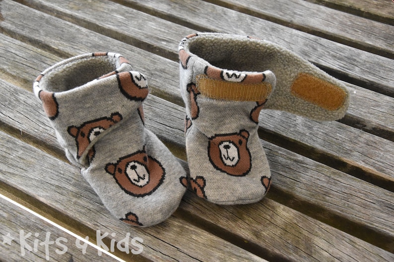 BaBoos baby boots eBook&pattern shoe size 14-22 baby shoes doll shoes image 6