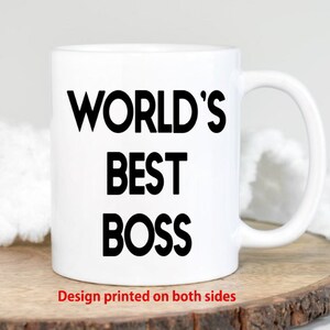 World's Most Tolerable Boss Mug Gift for Boss – Awkward T-Shirts