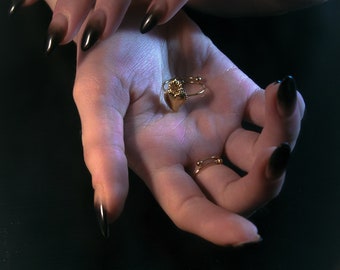 anello ex voto sacro cuore placcato argento misura regolabile