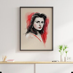 Downloadable digital print, Anna Magnani poster, digital print, poster, wall art, Pop Art, large print