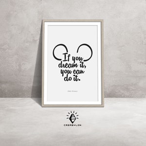 Printable quote, wall decoration, home decoration, motivational printing, black and white, wall art.