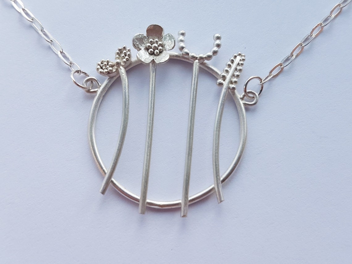 Meadow Pendant, Meadow Necklace, Meadow Jewellery, Flower Necklace ...