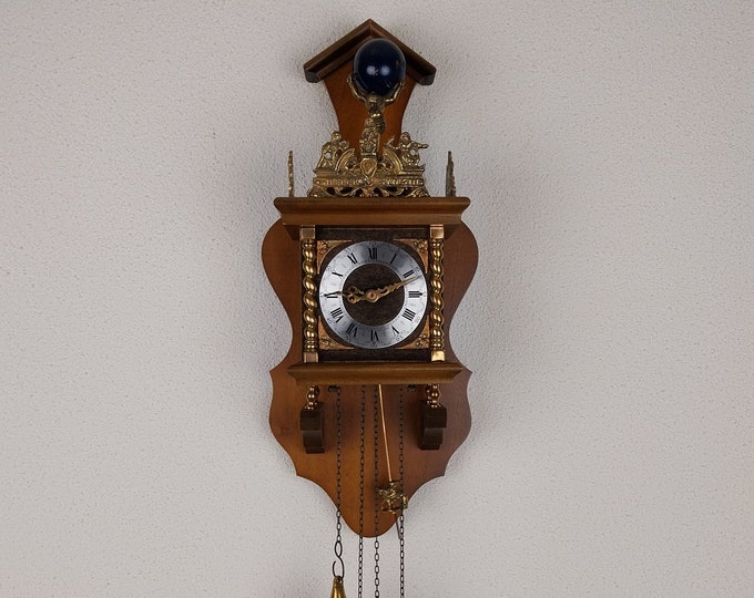 Clock Wall Clock Zaanse Zaandam Netherlands Wall Clock West Germany ...