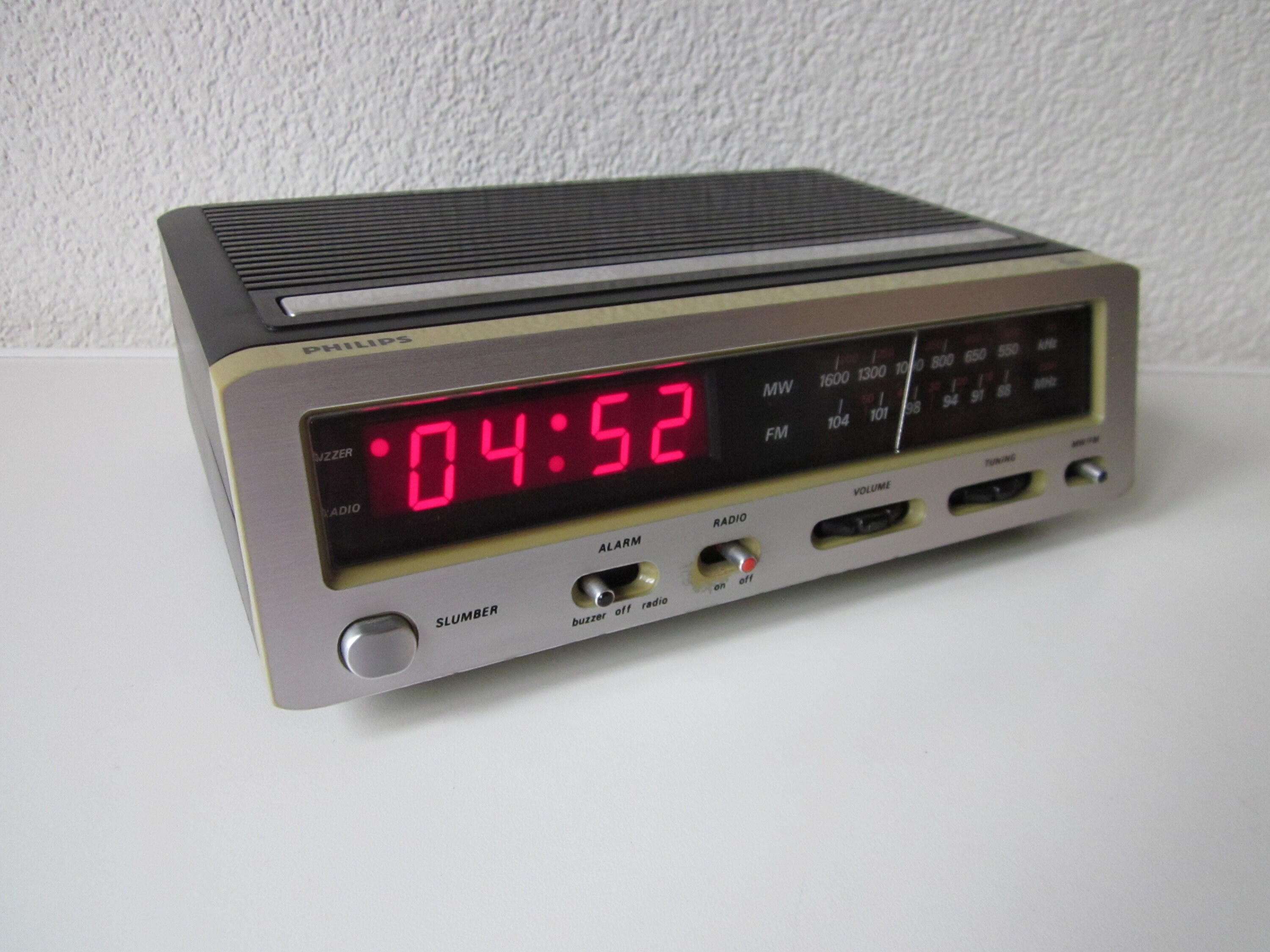 Clock Radio Philips Type 90AS180 Clock Radio Alarm Clock Electric