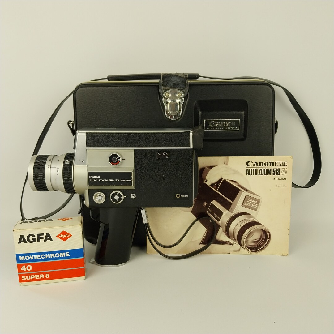 Buy Canon 518 SV Auto Zoom Super 8mm Film Camera Film Camera Online in