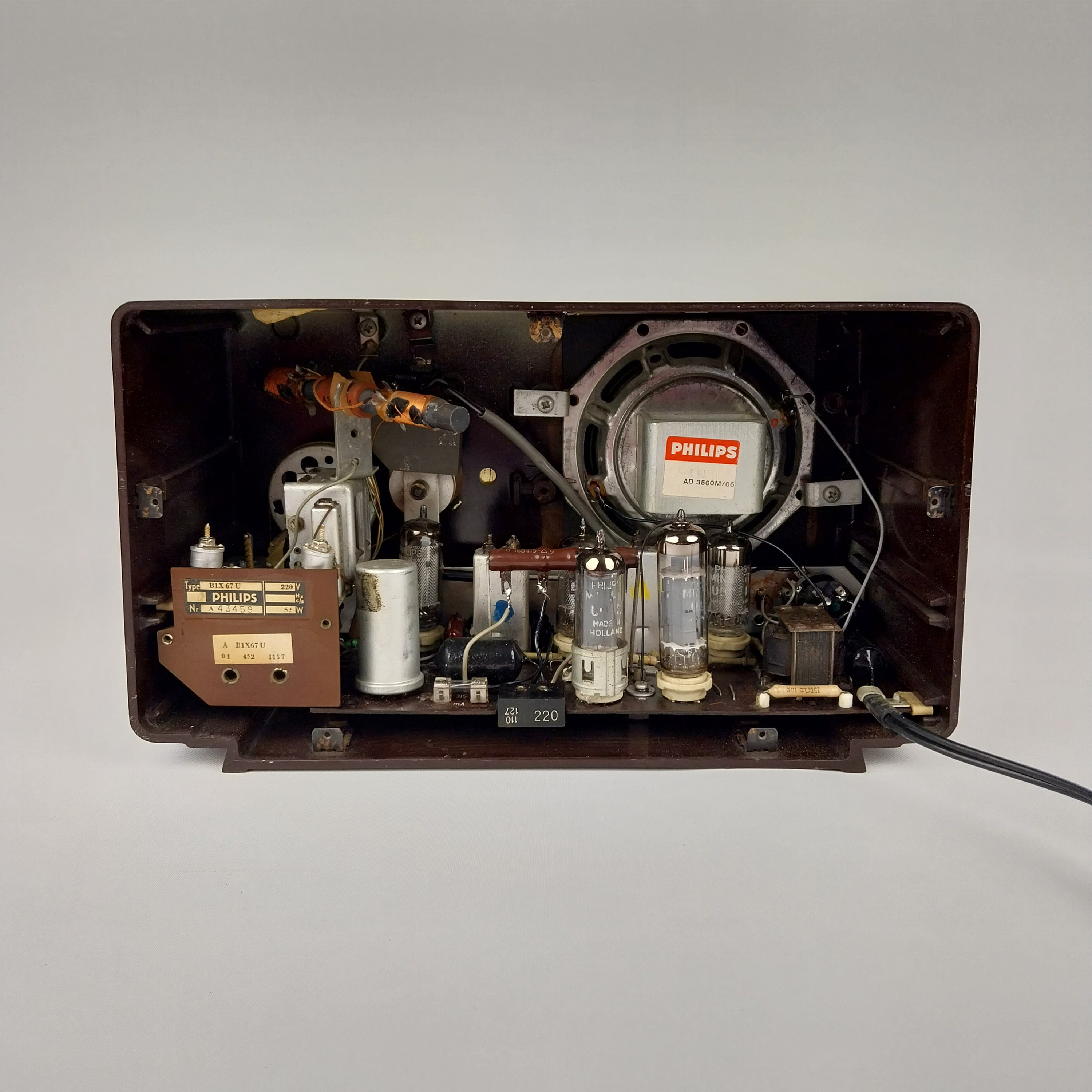 極希少】海外製 アンティーク PHILIPS フィリップス 真空管 ラジオ