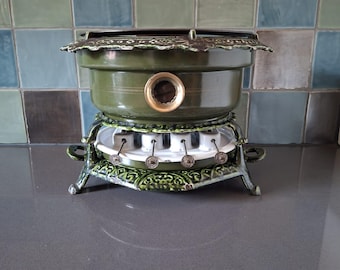 Original Haller | Vintage Enamel 1-burner Kettle (warm Brown) - Etsy