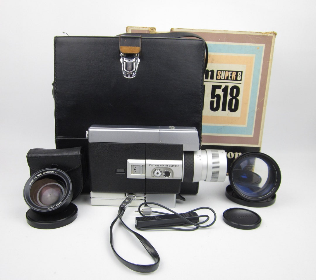 Canon 518 Manual zoom Super 8 mm film camera filmcamera foto Etsy