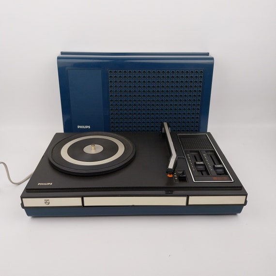 Tourne-disque Philips Vintage Années 70 – Modèle 22 GF 446/04 Z, Fonctionne