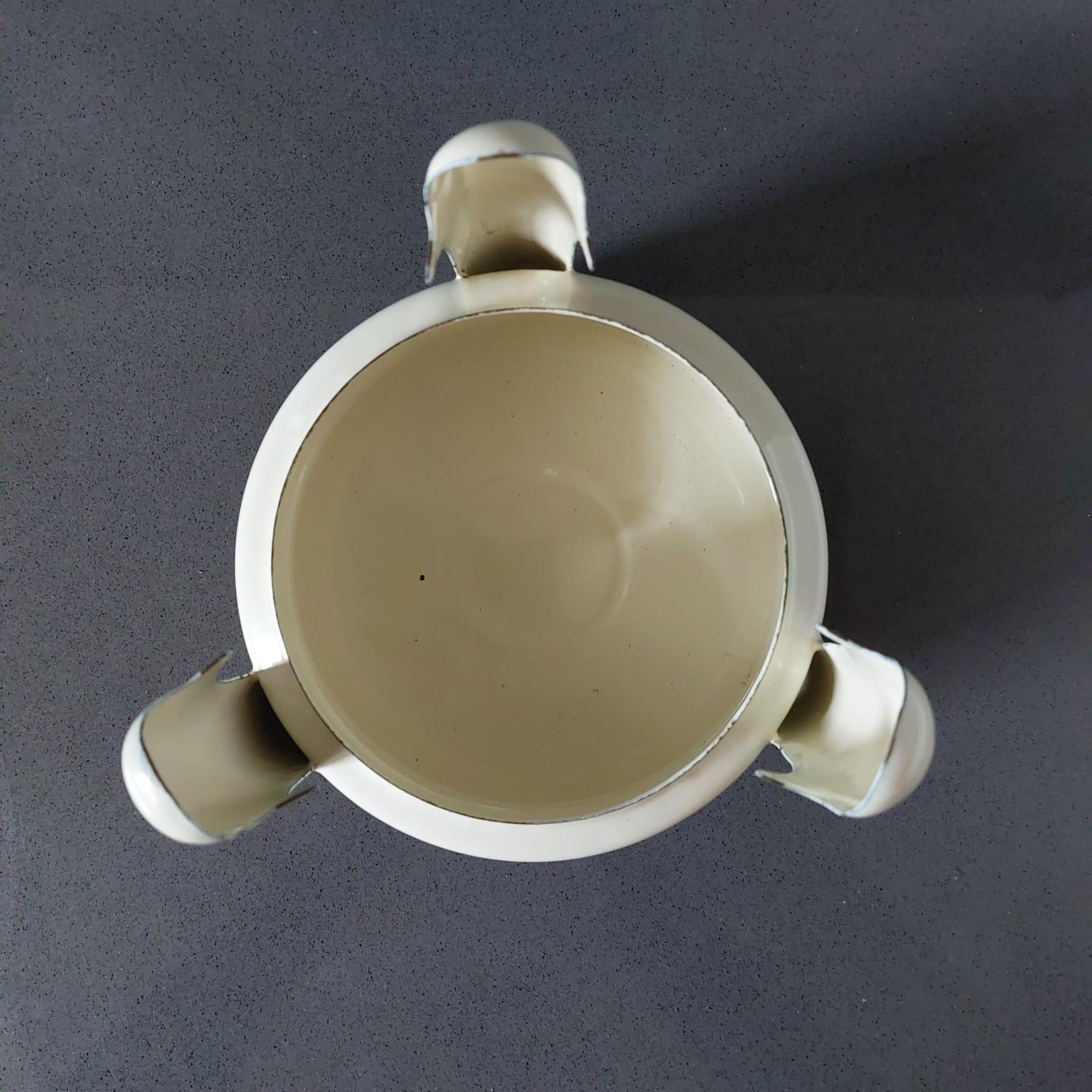 Réchaud à Pétrole Néerlandais Vintage - En émail Brun, Années 1920-1949, Avec Brûleur