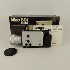 フィルムカメラ ブラウン ニゾ 801 MACRO WORKING オート/マニュアル 