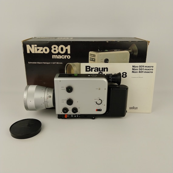 【8ミリカメラ】 BRAUN Nizo 481 BRAUN NIZO 481 Super 8mm FILM CAMERA - Cameraquip