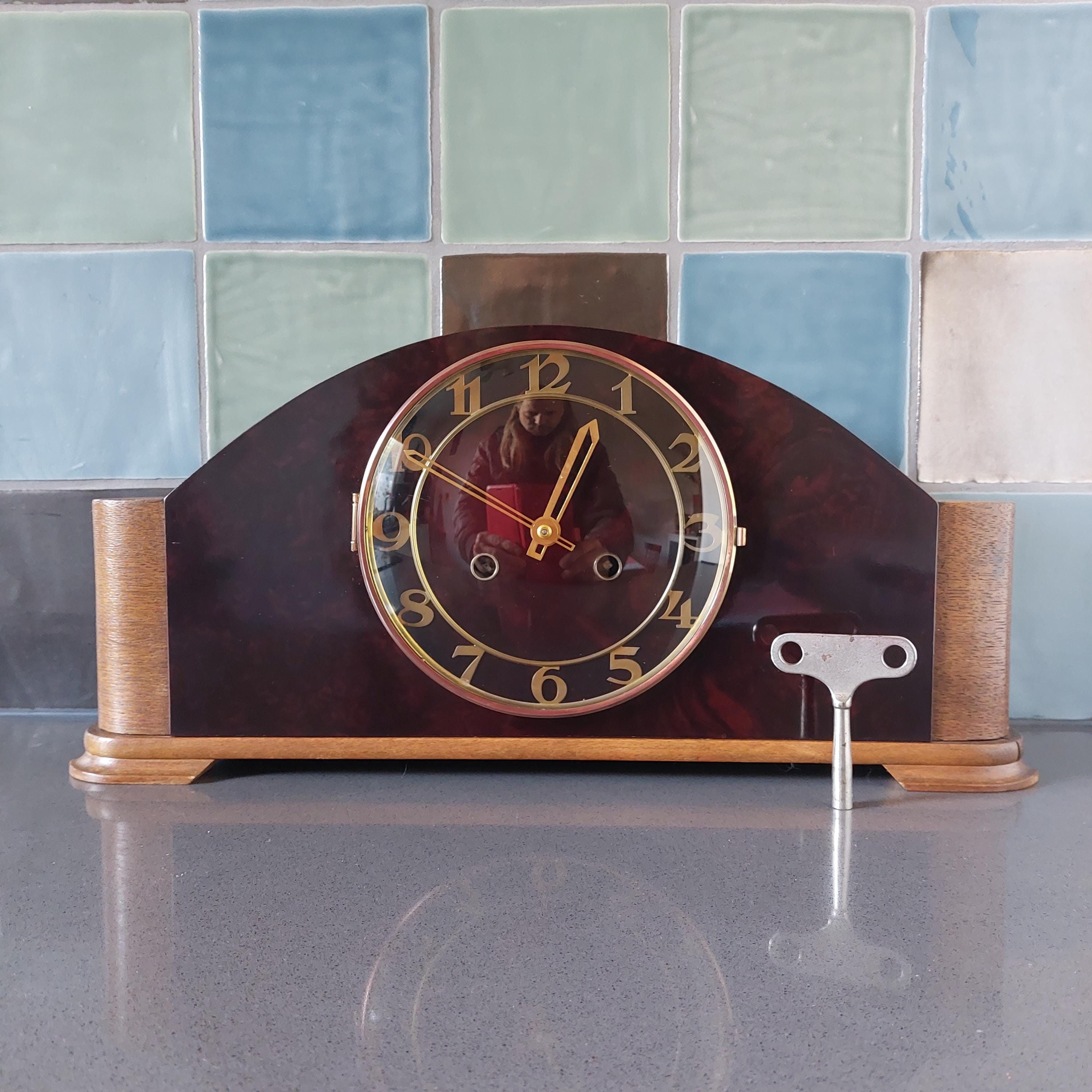 1950s Wood Clock - Etsy Canada