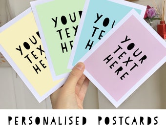 personalised postcards cheap