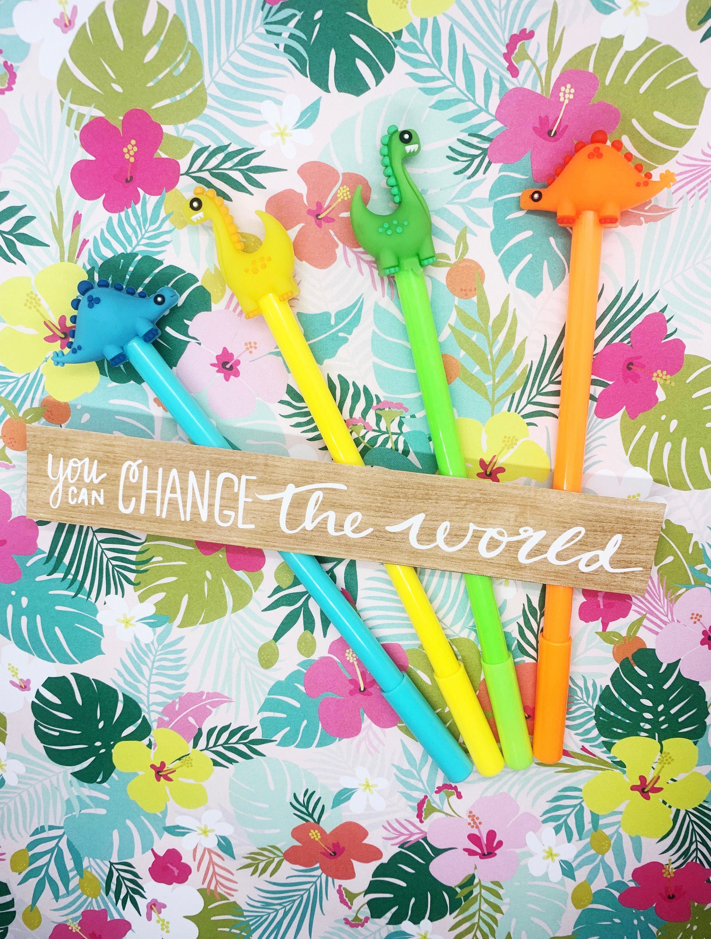 Stylo Géant En Forme De Dinosaure - Encre Gel Fluide, Design Humoristique, Pour école, Bureau Ou Cadeau - 7