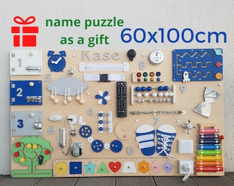 Busy Board, Montessori Toys, Development toys, Activity Board, gift for 1st Birthday