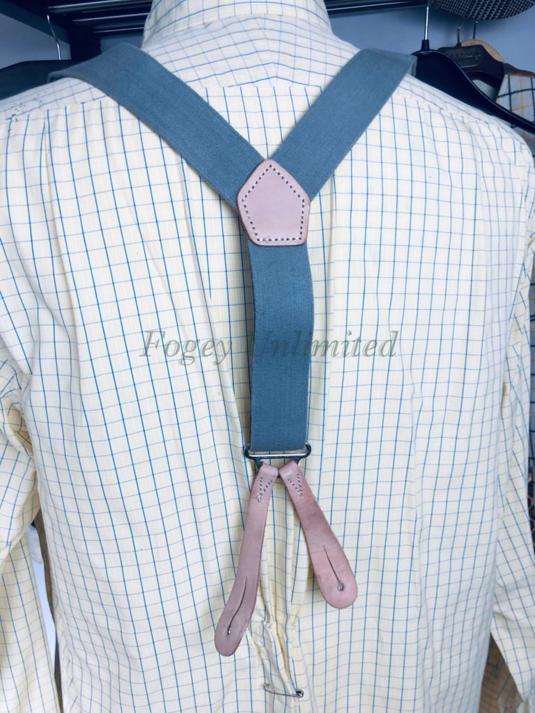 Image of Vintage Armed Forces Military Braces/Suspenders