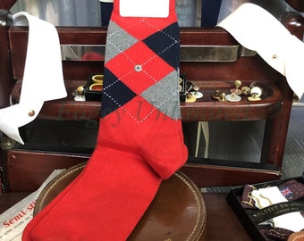 Traditional Burlington Argyle Socks. The Highest Quality. Cotton Mid Calf Length