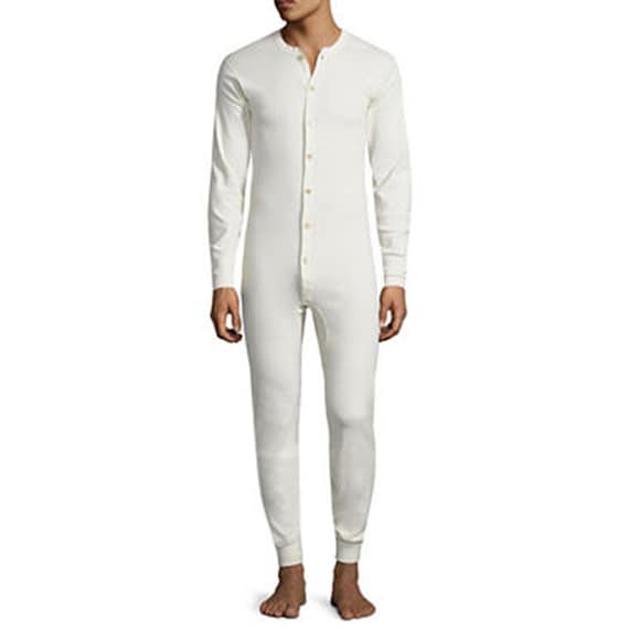 Vintage Style Button Front Union Suit (combinations) in