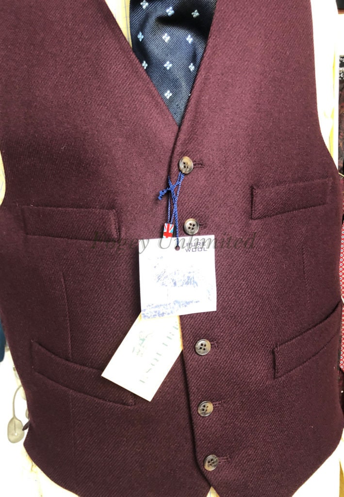 Image of Traditional Wool Ross Waistcoats/Vests From Gurteen