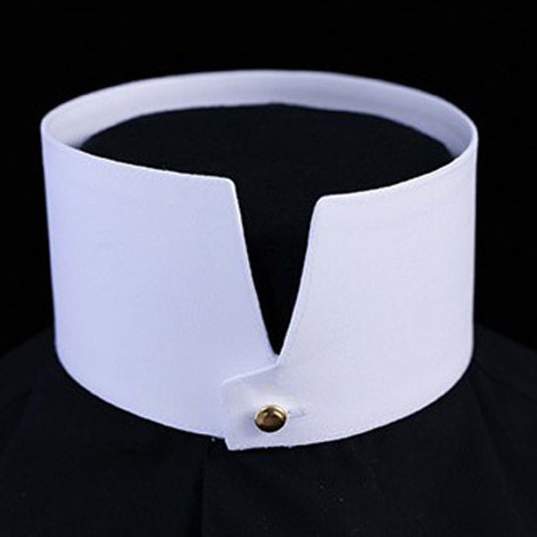 HIGH Imperial Stiff Detachable Shirt Collar 2 1/2" High for your Collarband shirt