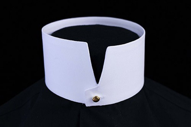 Image of High Imperial Stiff Detachable Shirt Collar 2 1/2" High For Your Collarband Shirt