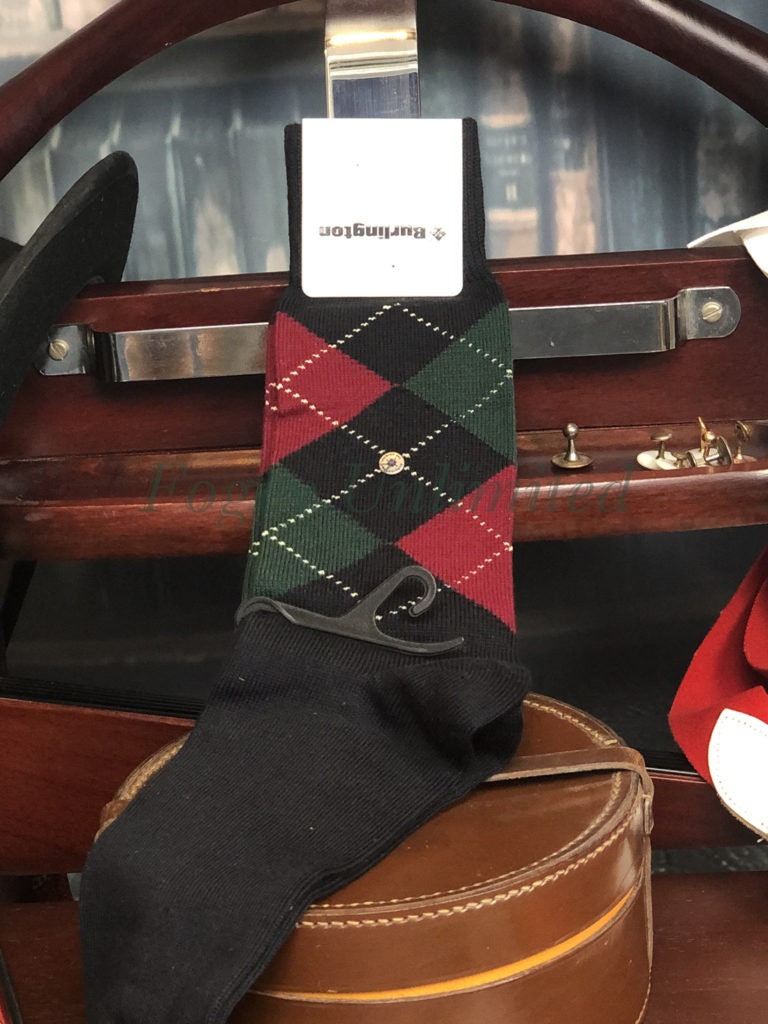 Chaussettes traditionnelles Burlington a losanges. La plus haute qualite. Longueur mi mollet en coton Etsy Canada