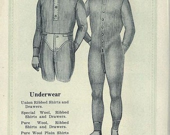 The Premium Union Suit. Stanfield's Cotton Union Suit in Grey or Red -   Canada