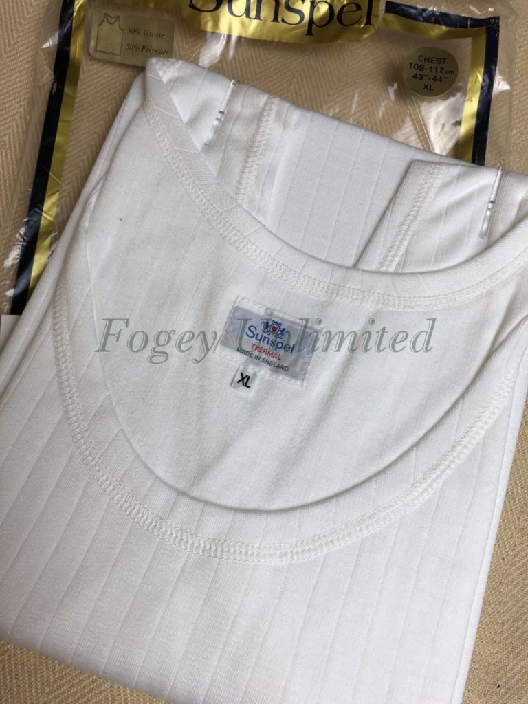 Vintage Gentleman's Vest/Singlet Underwear. New Old store Stock. Unworn. Various Styles and sizes (VNOS)