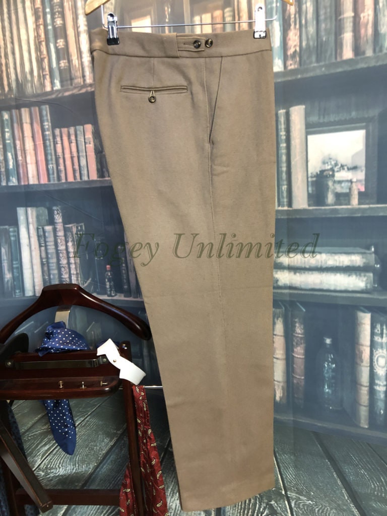 Image of Vintage Traditional Gentleman's Cavalry Twill Trousers 34"/86cm Waist