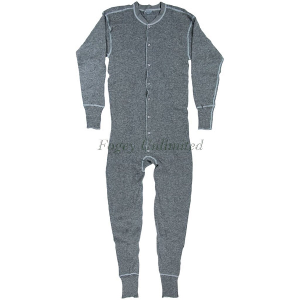 The Ultimate Union Suit. Stanfield's Heavyweight Wool Union Suit in Grey -  Etsy