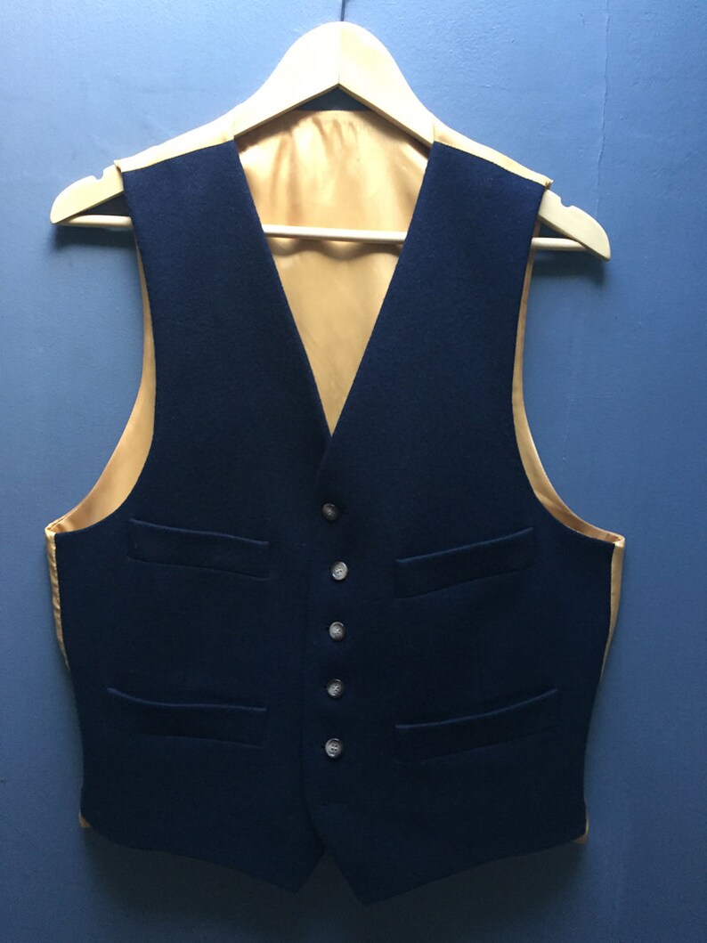 Traditional Highest Quality Wool Doeskin Waistcoats/ Vest From Etsy