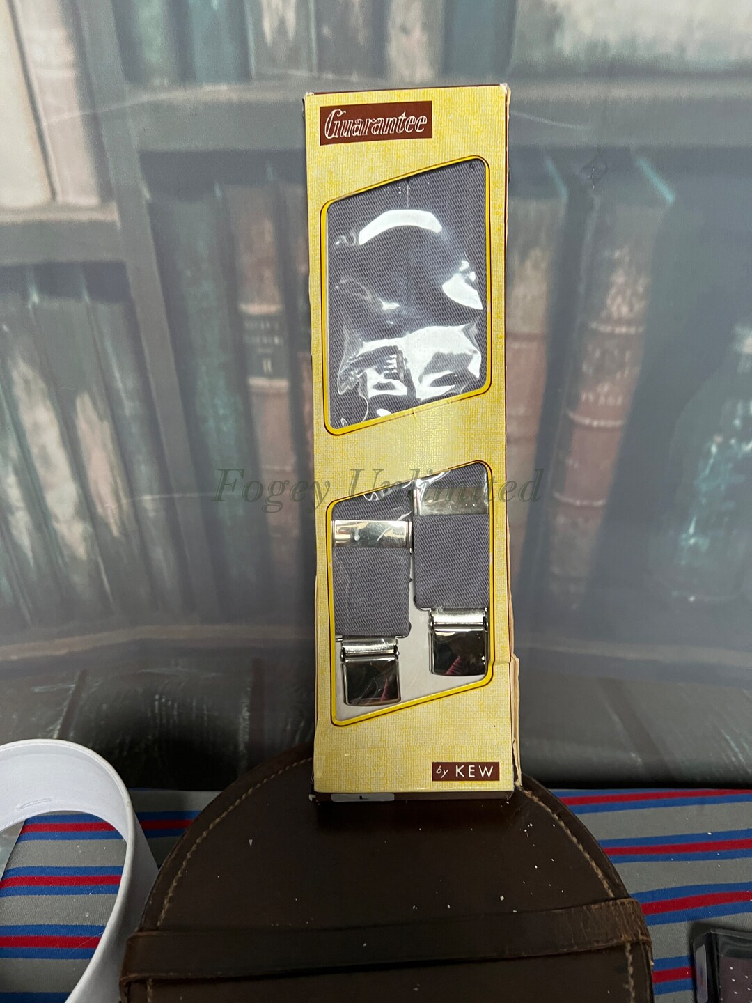 Vintage Clip on Wide Braces by Kew albert Thurston Grey Etsy