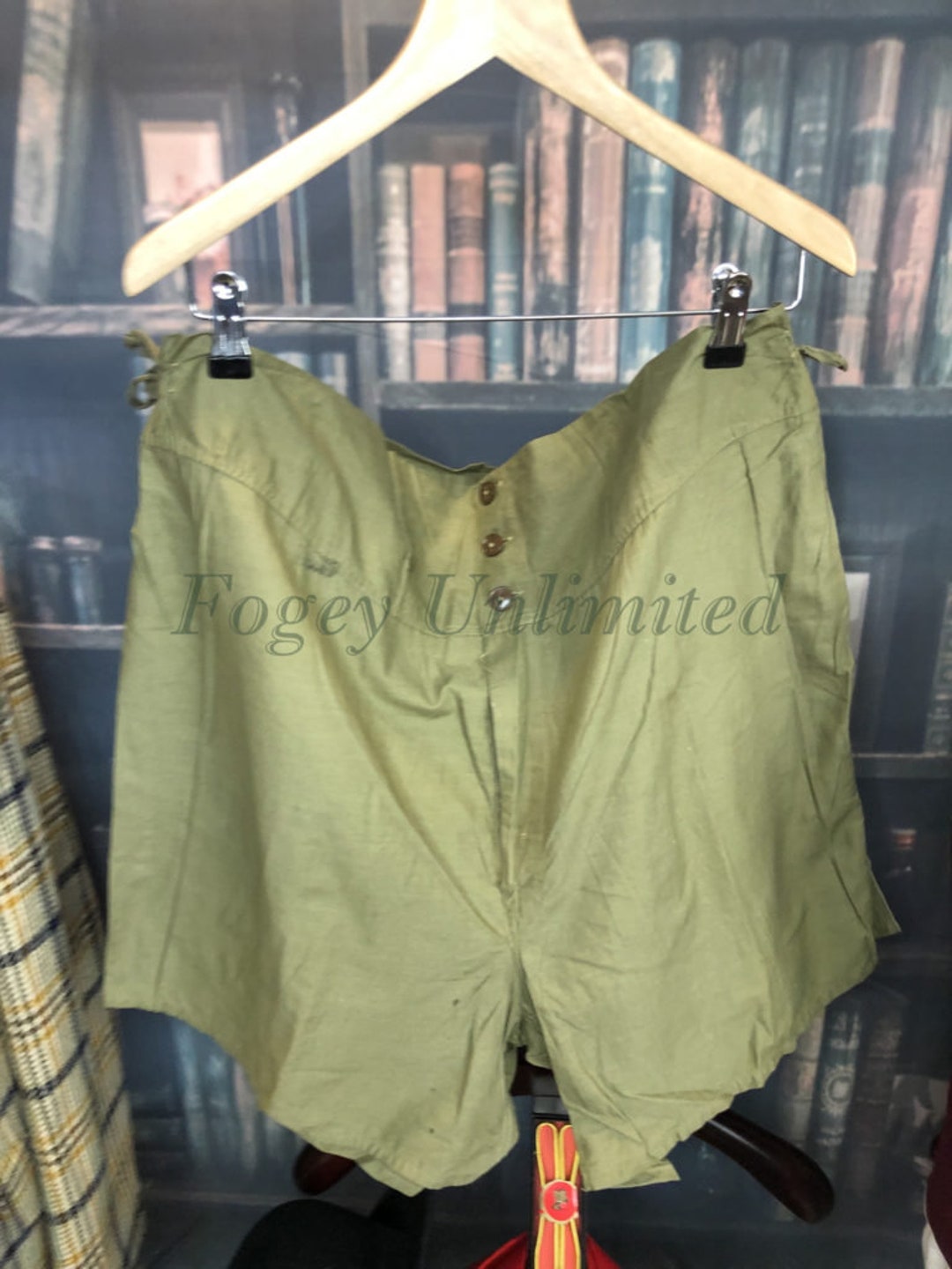 Vintage Military/army Button Front Boxer Shorts NEW Old Store Stock ...