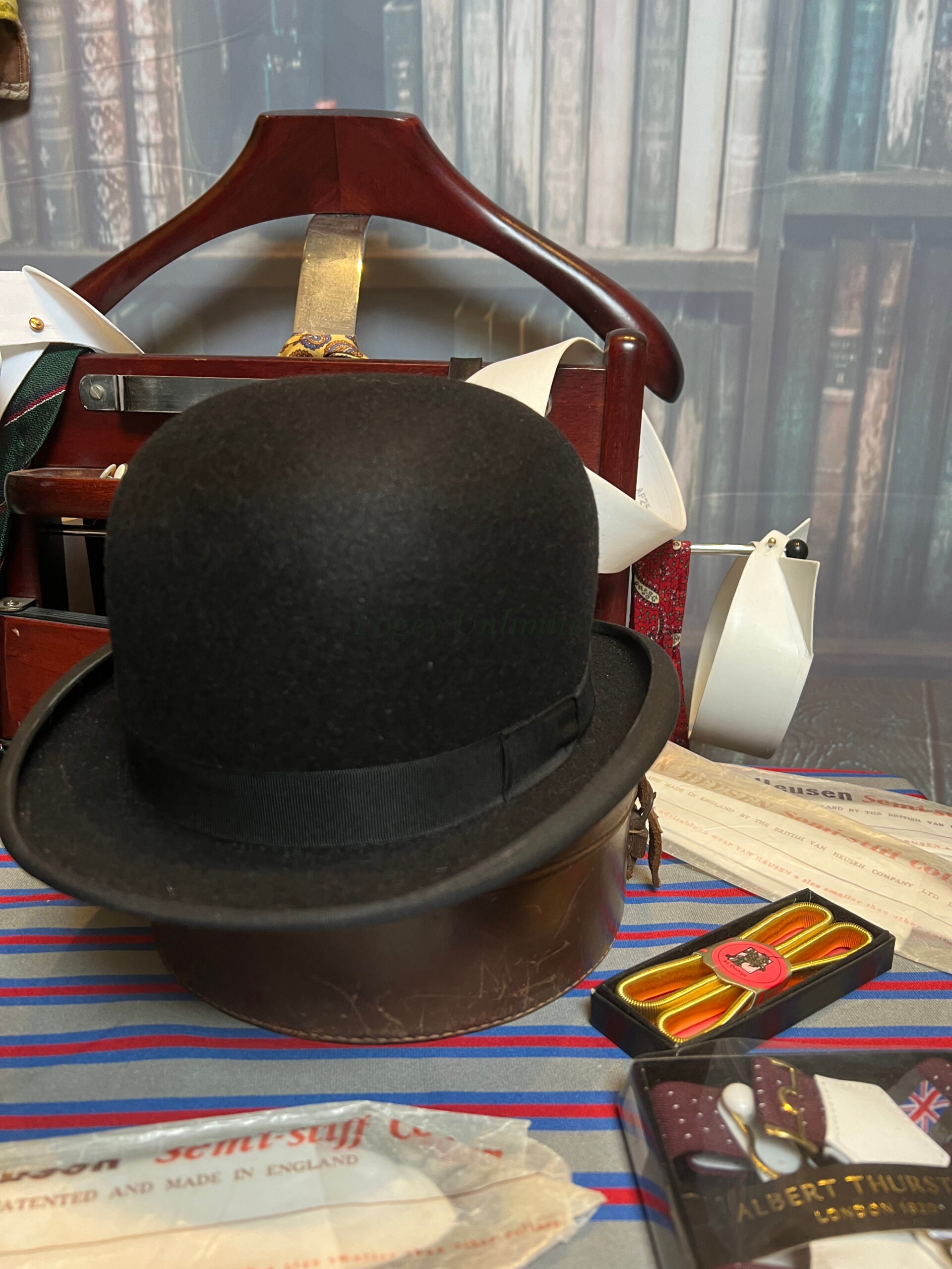 Vintage Herbert Johnson Bowler Hat Size 6 3/4 Vintage Herbert Johnson Bowler Hat Size 6 3/4