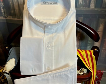 サムシング チュニック BAND COLLAR TUNIC SHIRTS Band Collar Women's Three-quarter Shirt - Gray [O74_NBRHSS